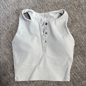 Buffbunny rubbed Henley tank
